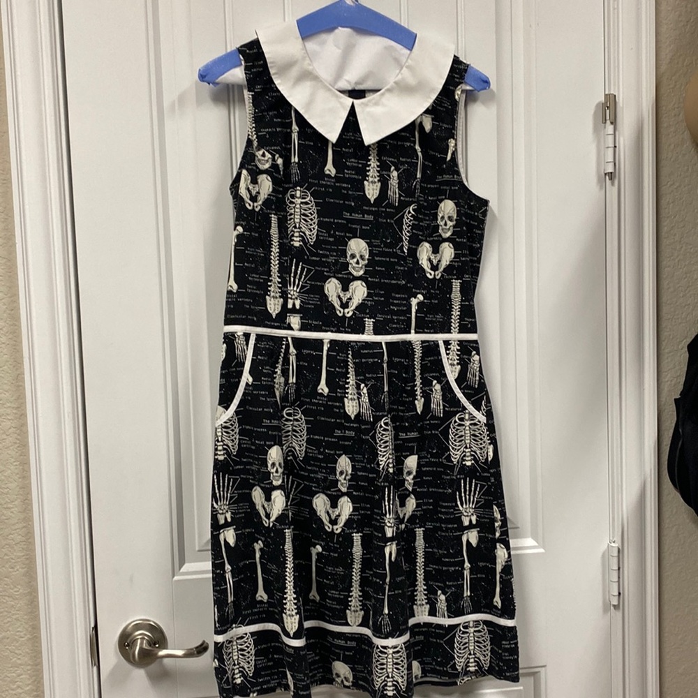 ModCloth Skeleton Anatomy Dress